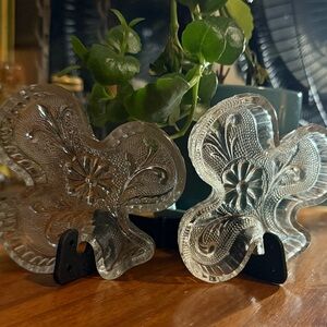 Tiara Glass Sandwich  Dish